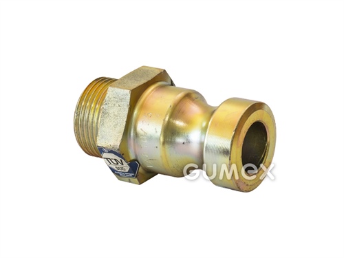 KAMLOK BETON systém 22, vsuvka DN25, vnější závit G 1", 50bar, litina/ocel/pozinkované